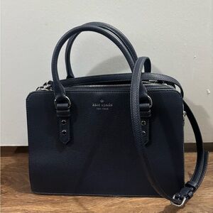 Kate Spade Navy Leather Satchel